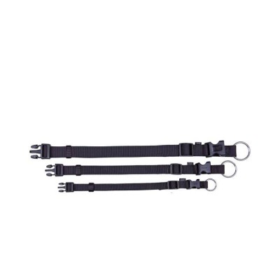 Trixie Classic Collar Nylon Strap, Fully Adjustable, L-XL, Black